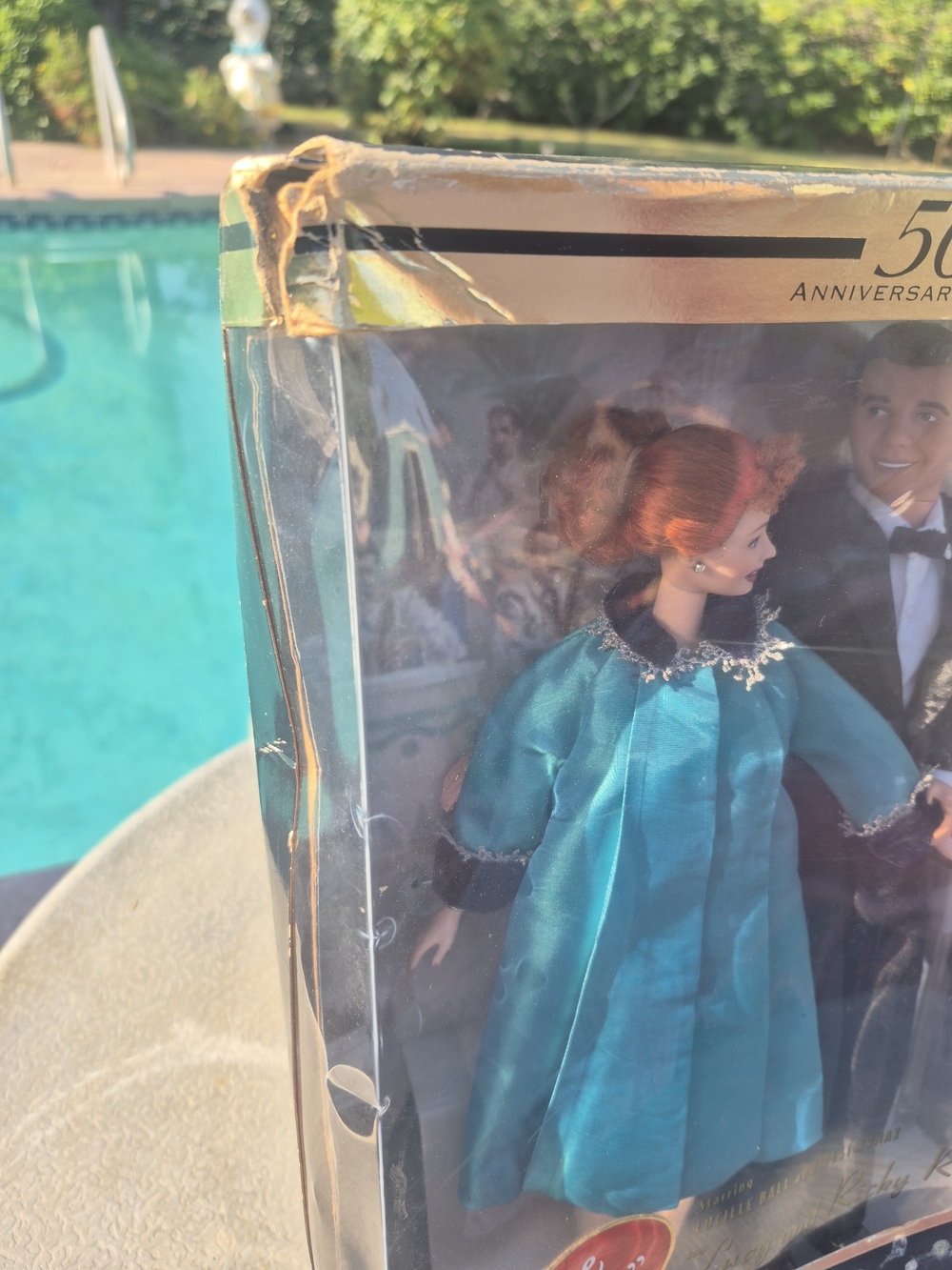 Mattel I Love Lucy Lucy & Ricky Anniversary Doll Set - Teal and Black - Picture 3 of 9